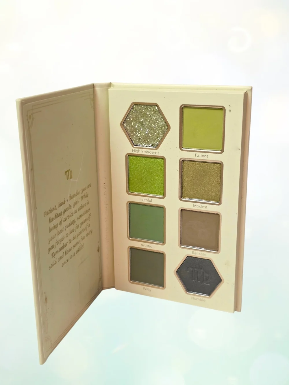 SHEGLAM NWT Virtuous Virgo Eyeshadow Palette Virgo Zodiac Eyeshadow Palette